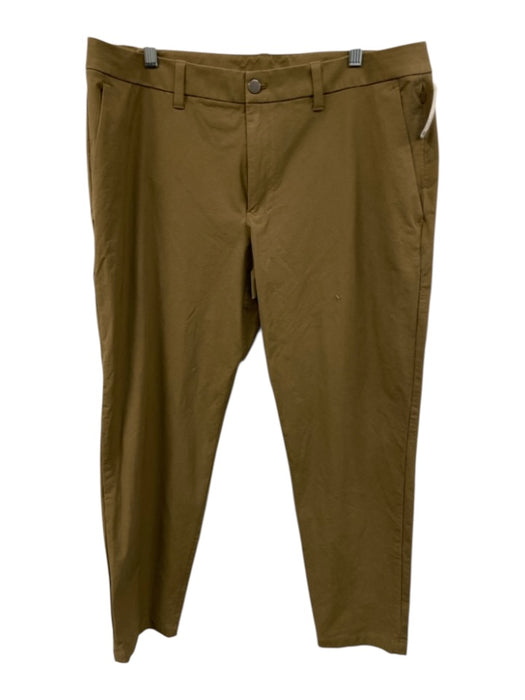 Lululemon Size 36 Tan Synthetic Solid Athletic Slim Men's Pants Tan / 36