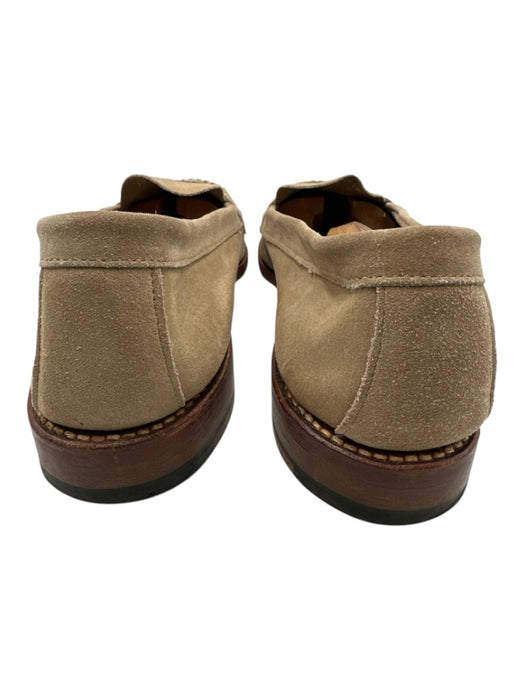 Allen Edmonds Shoe Size 13 Like New Beige Suede Solid Loafer Dress Men's Shoes Beige / 13
