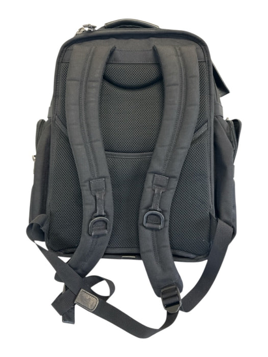 Tumi AS IS Black Canvas Solid Men's Backpack Black