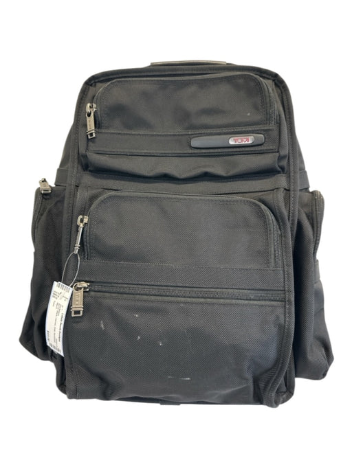Tumi AS IS Black Canvas Solid Men's Backpack Black