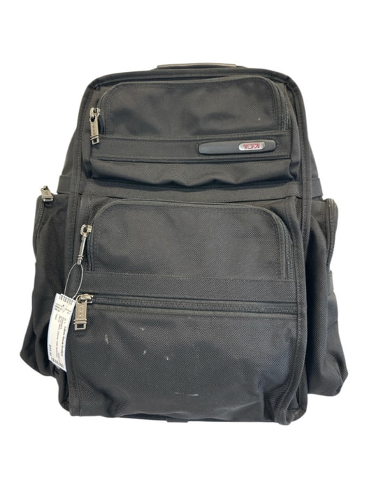 Tumi AS IS Black Canvas Solid Men's Backpack Black