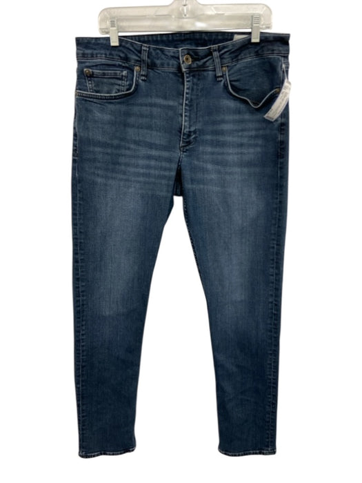 Rag & Bone Size 34 med light wash Cotton Blend Washed Slim Jean Men's Pants med light wash / 34