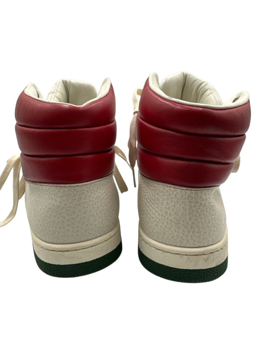 Gucci Shoe Size 9 White Leather Pebbled Sneaker Men's Shoes White / 9