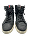 Prada Shoe Size 9.5 Black Leather Solid Sneaker Men's Shoes Black / 9.5