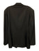 Armani Collezioni Black Wool Solid 2 Button Men's Blazer Black / 46L