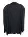 Armani Collezioni Navy Wool Solid 3 button Men's Blazer Navy / 44