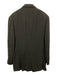 Giorgio Armani Black & Brown Wool All Over Print 3 button Men's Suit Black & Brown / 44