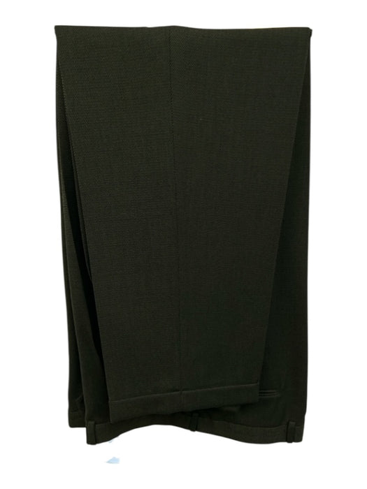 Giorgio Armani Black & Brown Wool All Over Print 3 button Men's Suit Black & Brown / 44