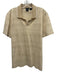 Boss Size XL Tan Synthetic Heathered Polo Men's Short Sleeve Tan / XL