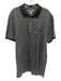 Burberry Size XXL Gray Cotton Solid Polo Men's Short Sleeve Gray / XXL