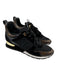 Louis Vuitton Shoe Size 40 Black & Brown Suede Leather Monogram Low Top Sneakers Black & Brown / 40