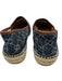 Gucci Shoe Size 41 Blue Denim Espadrille Monogram Flats Blue / 41