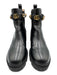 Gucci Shoe Size 41 Black Leather Rhinestone Chelsea Block Heel Ankle Booties Black / 41