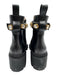 Gucci Shoe Size 41 Black Leather Rhinestone Chelsea Block Heel Ankle Booties Black / 41