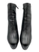 Christian Louboutin Shoe Size 42 Black Leather Side Zip Stilletto Ankle Booties Black / 42