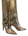 Jimmy Choo Shoe Size 42 Rosegold Leather Croc Embossed Knee High Heel Boots Rosegold / 42