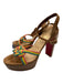 Christian Louboutin Shoe Size 42 Tan & multi Leather Leather Braided Sandals Tan & multi / 42