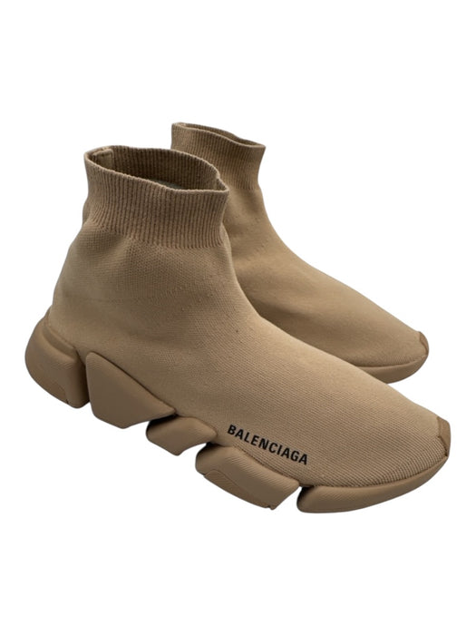 Balenciaga Shoe Size 42 Beige Synthetic Elastic Box Inc. Sneakers Beige / 42