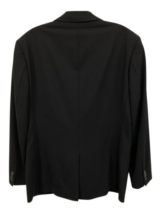 Boss Black Wool Blend Solid 3 button Men's Blazer Black / 48C
