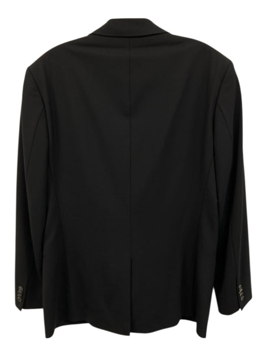 Boss Black Wool Blend Solid 3 button Men's Blazer Black / 48C
