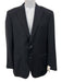 Canali Navy Wool Micro 2 Button Men's Blazer Navy / 52
