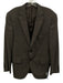 Peter Millar Brown Wool Blend Solid Men's Blazer Brown / 40R