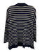 Tuckernuck Size xl/xxl Navy & white Tencel & Linen Striped Long Sleeve Top Navy & white / xl/xxl