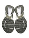 Nike Shoe Size 7.5 White & Gray Leather & Synthetic Lace Up Perforated Sneakers White & Gray / 7.5