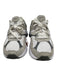 Nike Shoe Size 7.5 White & Gray Leather & Synthetic Lace Up Perforated Sneakers White & Gray / 7.5