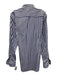 Eton Size 16 Blue & White Cotton Striped Button Up Men's Long Sleeve Shirt Blue & White / 16