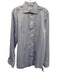 Eton Size 16 Blue Cotton Gradient Button Up Men's Long Sleeve Shirt Blue / 16