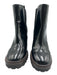 See By Chloe Shoe Size 38 Black Leather Upper Glossy Elastic Sides Ankle Boots Black / 38