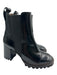 See By Chloe Shoe Size 38 Black Leather Upper Glossy Elastic Sides Ankle Boots Black / 38