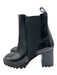See By Chloe Shoe Size 38 Black Leather Upper Glossy Elastic Sides Ankle Boots Black / 38