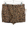 J. Crew Size M Brown & Black Linen Leopard Print Pocketed Elastic Back Shorts Brown & Black / M