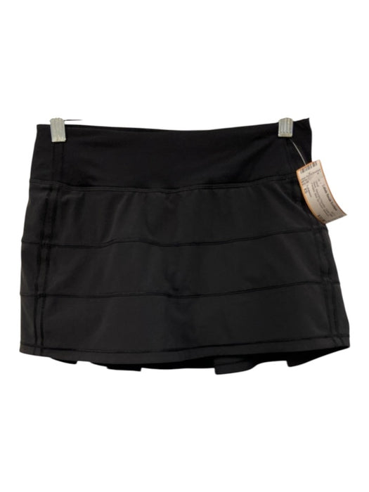 Lululemon Size XS Black Recycled Polyester Elastic Waist Paneled Skort Black / XS