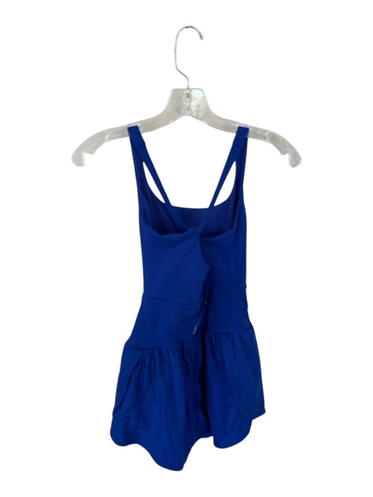FP Movement Size XS Cobalt Blue Built in bra Keyhole Athletic Romper Cobalt Blue / XS