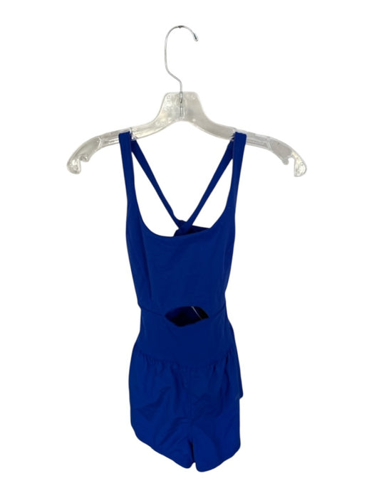 FP Movement Size XS Cobalt Blue Built in bra Keyhole Athletic Romper Cobalt Blue / XS