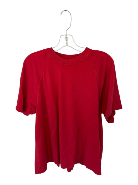 FP Movement Size S Red Cotton Short Sleeve Athletic Top Red / S