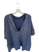 FP Movement Size S Navy Cotton Acid burn out Short Sleeve Oversized Athletic Top Navy / S