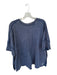 FP Movement Size S Navy Cotton Acid burn out Short Sleeve Oversized Athletic Top Navy / S