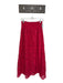Hill House Size S Pink Cotton & Polyester Lace Elastic Waist eyelet Maxi Skirt Pink / S