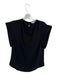 Amanda Uprichard Size S Black Polyester High Neck Sleeveless Muscle Tank Top Black / S