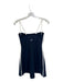 Alo Size XS Navy & white Polyester Blend Spaghetti Strap Line Details Dress Navy & white / XS
