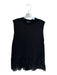 Generation Love Size S Black Cotton Blend Lace Sleeveless see through back Top Black / S