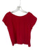 S'edge Size S/M Red Cotton Cap Sleeve Crinkle Drawstring Short Set Red / S/M