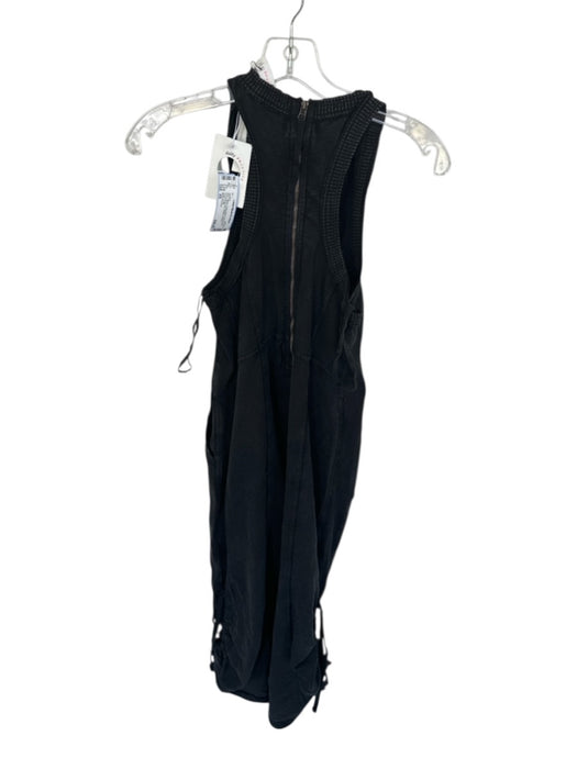 Daily Practice Size XS Black Cotton Blend Sleeveless Drawstring Side Jumper Black / XS