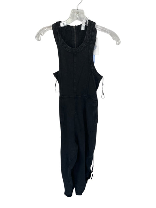 Daily Practice Size XS Black Cotton Blend Sleeveless Drawstring Side Jumper Black / XS