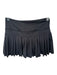 Goldhinge Size S Black Polyester Blend Waist Band Pleated Athletic Skort Black / S