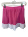 Varley Size S Pink & White Recycled Polyester Blend Waist Band Color Block Skort Pink & White / S